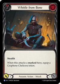 Whittle from Bone (Red) (HNT020) [The Hunted]