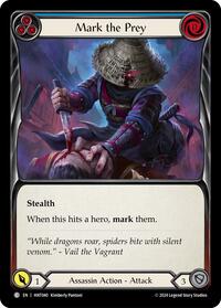 Mark the Prey (Blue) (HNT040) [The Hunted]