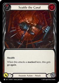 Scuttle the Canal (Red) (HNT047) [The Hunted]