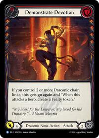 Demonstrate Devotion (Red) (HNT059) [The Hunted]