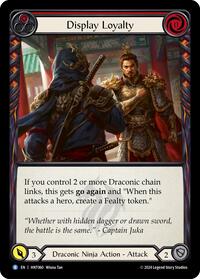 Display Loyalty (Red) (HNT060) [The Hunted]