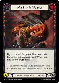 Mark with Magma (Red) (HNT069) [The Hunted]