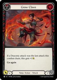 Grow Claws (Red) (HNT086) [The Hunted]