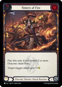 Sisters of Fire (Red) (HNT112) [The Hunted]