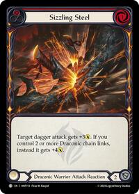 Sizzling Steel (Red) (HNT113) [The Hunted]