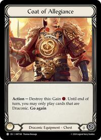 Coat of Allegiance (HNT148) [The Hunted]
