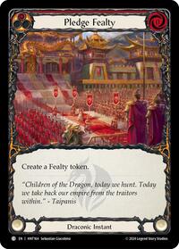 Pledge Fealty (Red) (HNT164) [The Hunted]