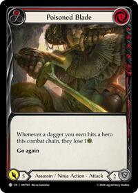 Poisoned Blade (Red) (HNT185) [The Hunted]