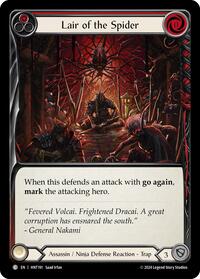 Lair of the Spider (Red) (HNT191) [The Hunted]