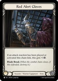 Red Alert Gloves (HNT194) [The Hunted]