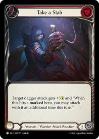 Take a Stab (Red) (HNT211) [The Hunted]