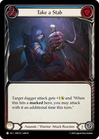 Take a Stab (Blue) (HNT213) [The Hunted]