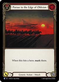 Pursue to the Edge of Oblivion (Red) (HNT224) [The Hunted]
