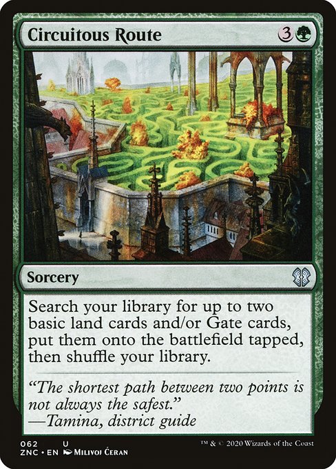 Circuitous Route (62) [Zendikar Rising Commander]