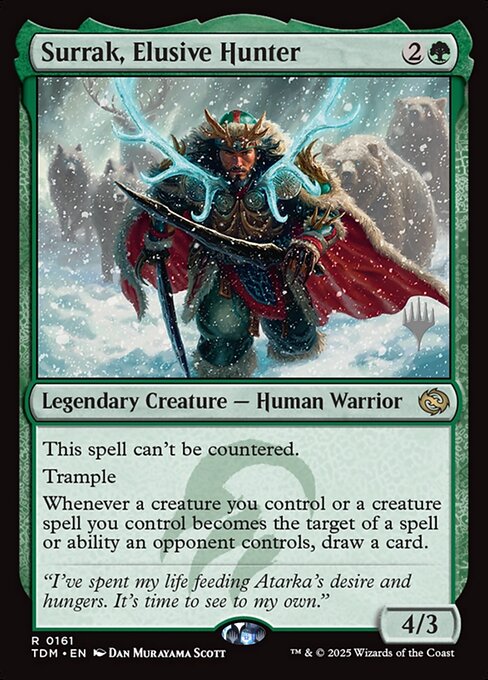 Surrak, Elusive Hunter (161p) [Tarkir: Dragonstorm Promos]