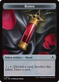 Blood // Vampire (0007) Double-Sided Token (21 // 7) [Innistrad Remastered]