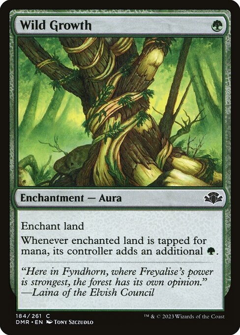 Wild Growth (184) [Dominaria Remastered]