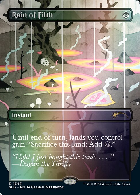 Rain of Filth (1547★) [Secret Lair Drop] [Borderless]