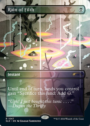 Rain of Filth (1547★) [Secret Lair Drop] [Borderless]