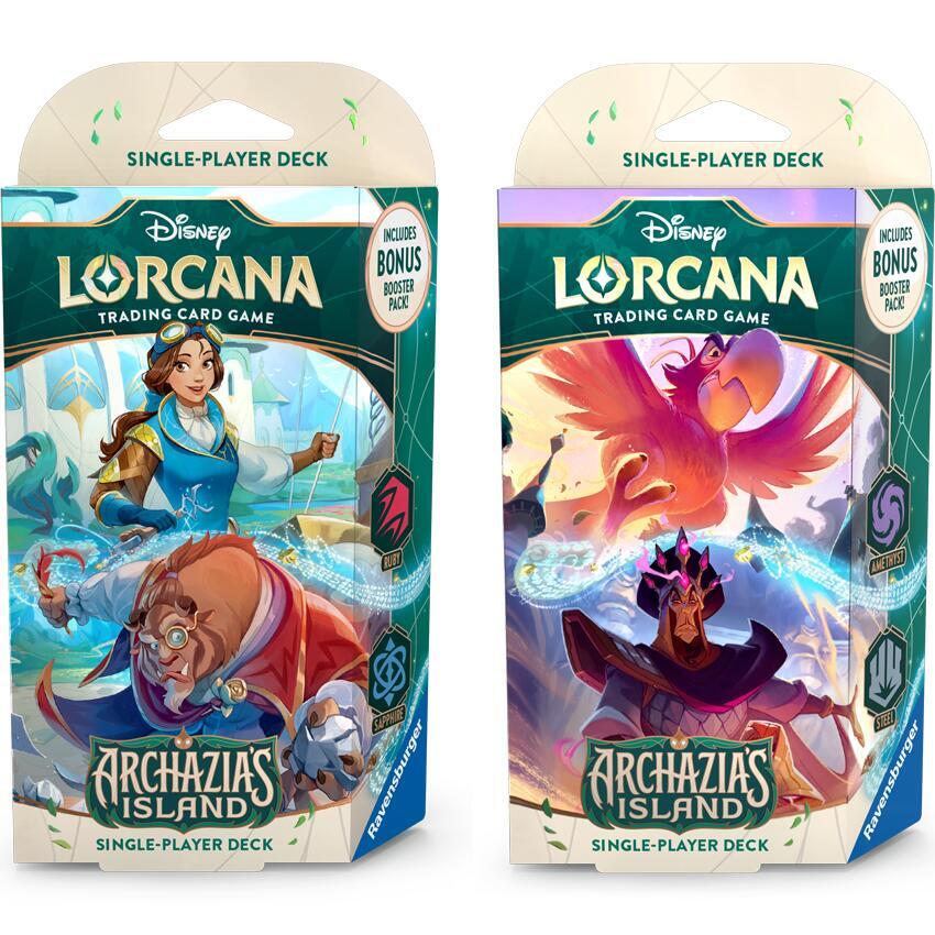 Disney Lorcana Archazias Island Starter Deck Set of 2
