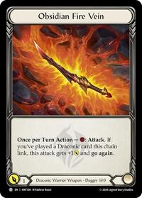 Obsidian Fire Vein // Kunai of Retribution (HNT100//HNT056) [The Hunted]