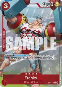 Franky (Parallel) (ST21-011) [Starter Deck EX: Gear 5]
