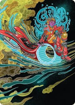 Cloudspire Skycycle Art Card (44) [Aetherdrift Art Series]