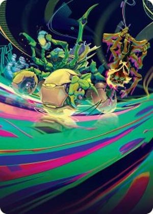 Thundering Broodwagon Art Card (48) [Aetherdrift Art Series]