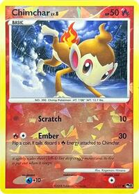Chimchar (Cracked Ice Holo) (012/017) [POP Series 8]