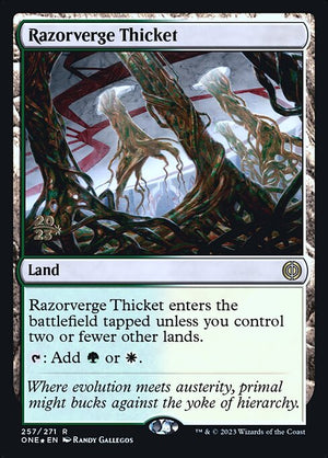Razorverge Thicket (257s) [Phyrexia: All Will Be One Promos]