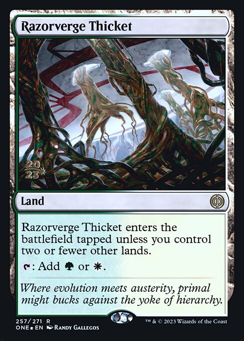 Razorverge Thicket (257s) [Phyrexia: All Will Be One Promos]