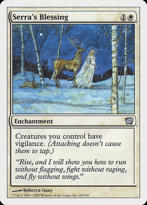 Serra's Blessing (44) [Ninth Edition]