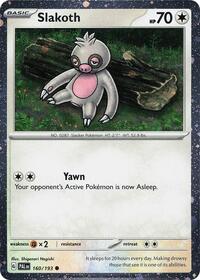 Slakoth (Cosmos Holo) (160/193) [Miscellaneous Cards and Products]