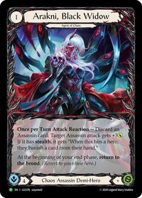 Arakni, Black Widow (Extended Art) - LGS376 (LGS376) [Flesh and Blood Promo Cards]