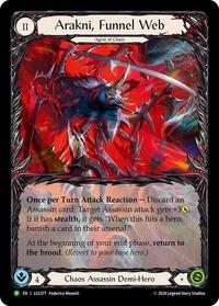 Arakni, Funnel Web (Extended Art) - LGS377 (LGS377) [Flesh and Blood Promo Cards]