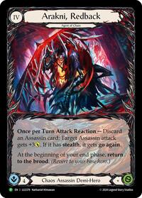 Arakni, Redback (Extended Art) - LGS379 (LGS379) [Flesh and Blood Promo Cards]