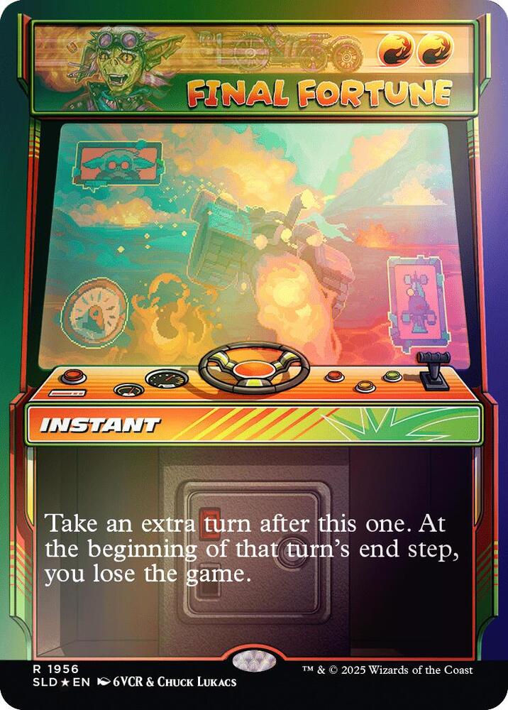 Final Fortune (Rainbow Foil) (1956) [Secret Lair Drop]