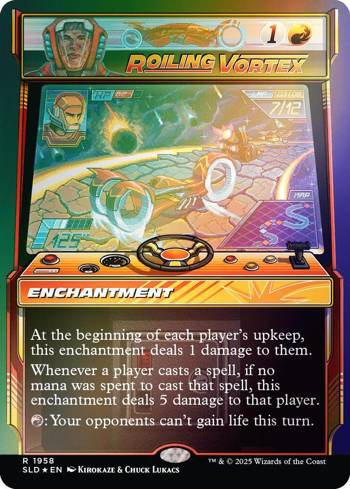 Roiling Vortex (Rainbow Foil) (1958) [Secret Lair Drop]