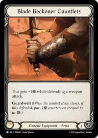 Blade Beckoner Gauntlets (FNG005) [Blitz Deck The Hunted Fang]