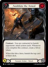 Annihilate the Armed (Red) (ARK008) [Blitz Deck The Hunted Arakni]