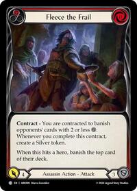 Fleece the Frail (Red) (ARK009) [Blitz Deck The Hunted Arakni]