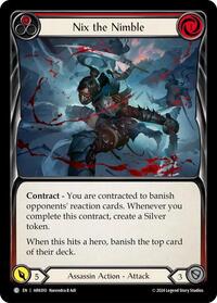 Nix the Nimble (Red) (ARK010) [Blitz Deck The Hunted Arakni]