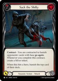 Sack the Shifty (Red) (ARK012) [Blitz Deck The Hunted Arakni]