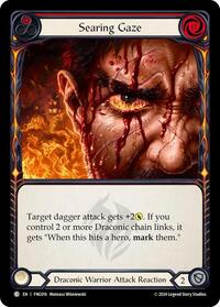 Searing Gaze (Red) (FNG016) [Blitz Deck The Hunted Fang]