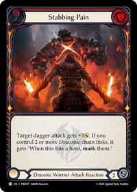 Stabbing Pain (Red) (FNG017) [Blitz Deck The Hunted Fang]