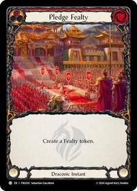 Pledge Fealty (Red) (FNG020) [Blitz Deck The Hunted Fang]