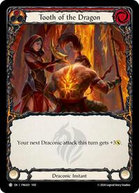 Tooth of the Dragon (Red) (FNG021) [Blitz Deck The Hunted Fang]