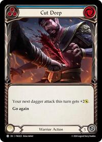 Cut Deep (Blue) (FNG023) [Blitz Deck The Hunted Fang]