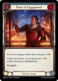 Point of Engagement (Blue) (FNG025) [Blitz Deck The Hunted Fang]