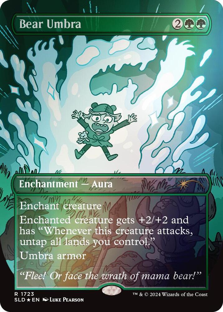 Bear Umbra (Rainbow Foil) (1723) [Secret Lair Drop]